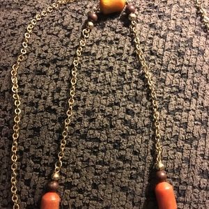 Pretty chain bead necklace